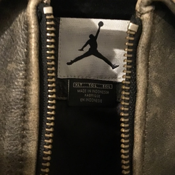 🔥Rare, vintage JORDAN, see pics, distressed leather coat, Size=XLT, new cond.🔥 - Picture 3 of 12
